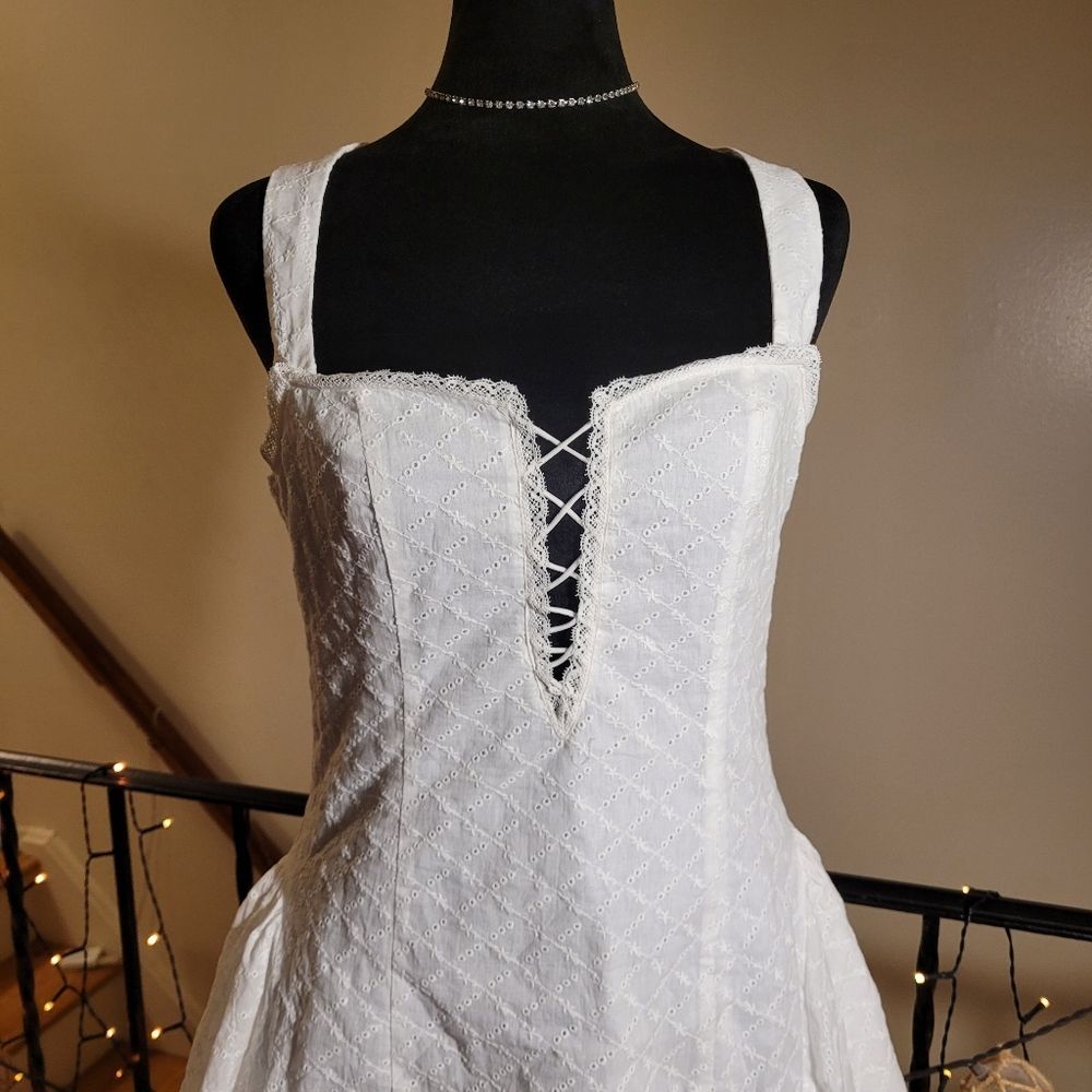 Commense White Halter Mini Dress - Picture 13 of 16